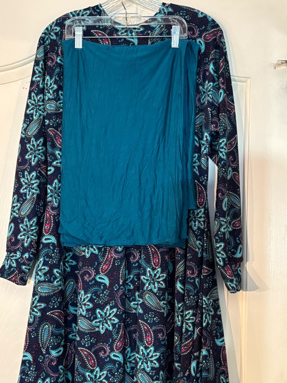 2 Piece Butterfly Abaya & Scarf Set